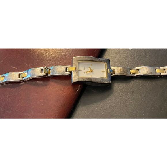 Women's 17mm Two Tone Nine West Watch, Bracelet Band - Picture 1 of 3